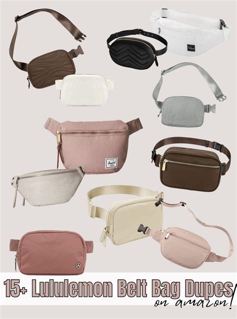 lulu dupe belt bag|$19 lululemon bag dupe.